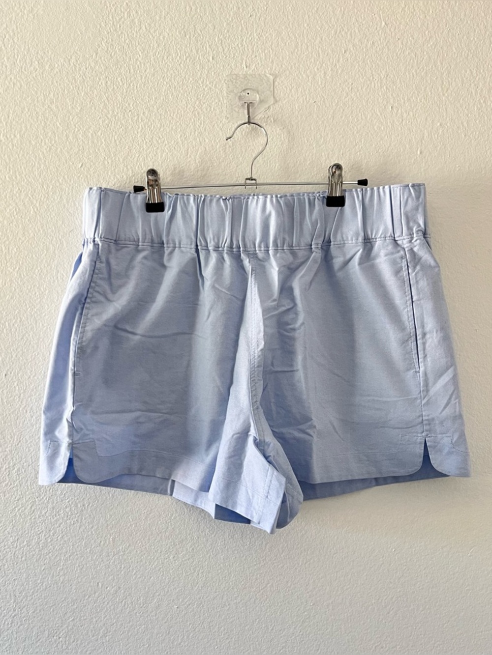 AYR Oxford Blue Staycation Shorts Cotton Size XL